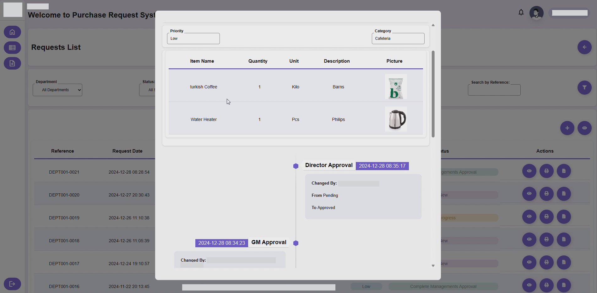 Purchase Order System